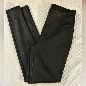 Seven7 Black Faux Leather Leggings